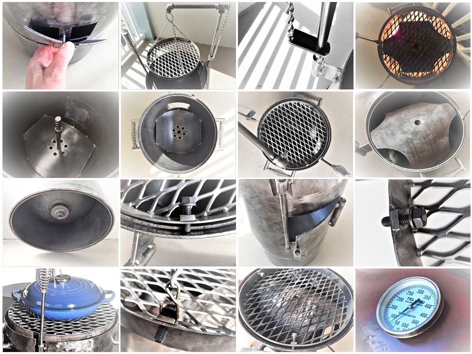 Sixteen views of the Bullet grill